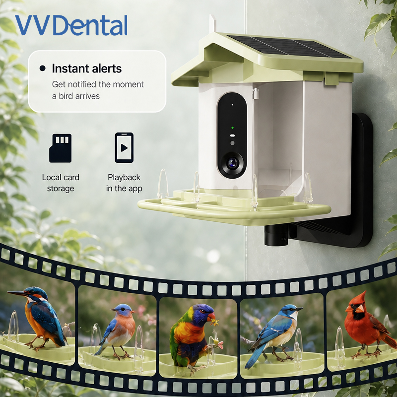 Bird Feeder Camera Wifi Smart Ai - Alat Pemberi Makan Burung Cerdas dengan