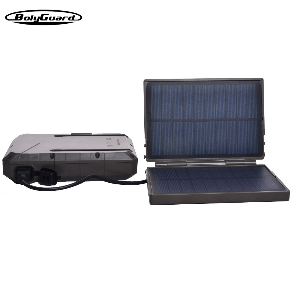 Trail Camera Solar Panel Powered - BolyGuard Kotak Pengisi Daya Tenaga Surya