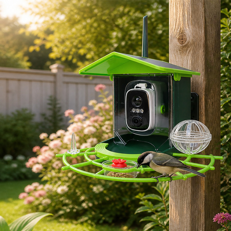 Kamera WiFi Cerdas dengan Pane - Bird Feeder Camera Wifi Smart Ai ulasan dan harga