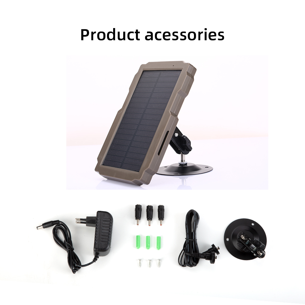 Peralatan Panel Surya Kamera B - Trail Camera Solar Panel Powered ulasan dan harga
