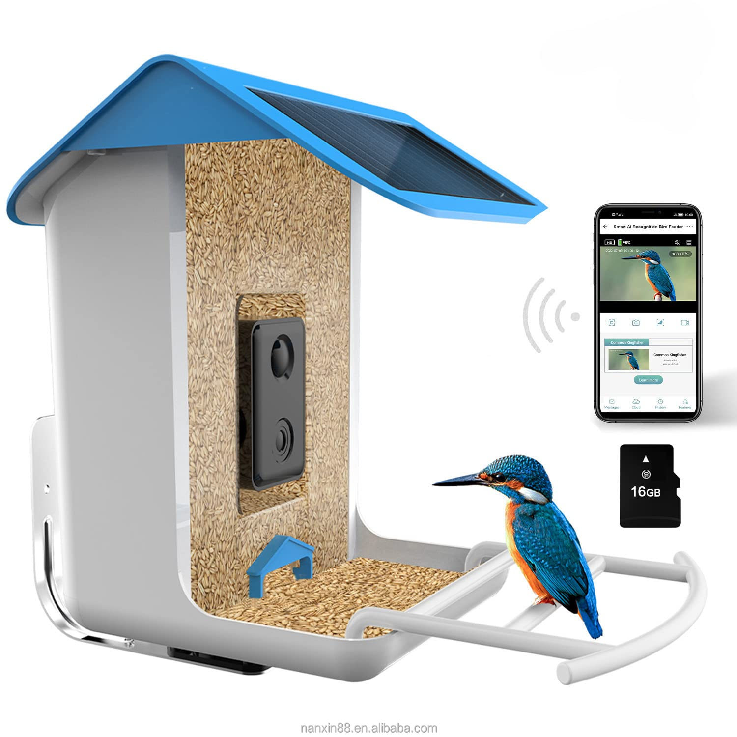 Pengumpan Burung Pintar, Kamer - Bird Feeder Camera Wifi Smart Ai ulasan dan harga