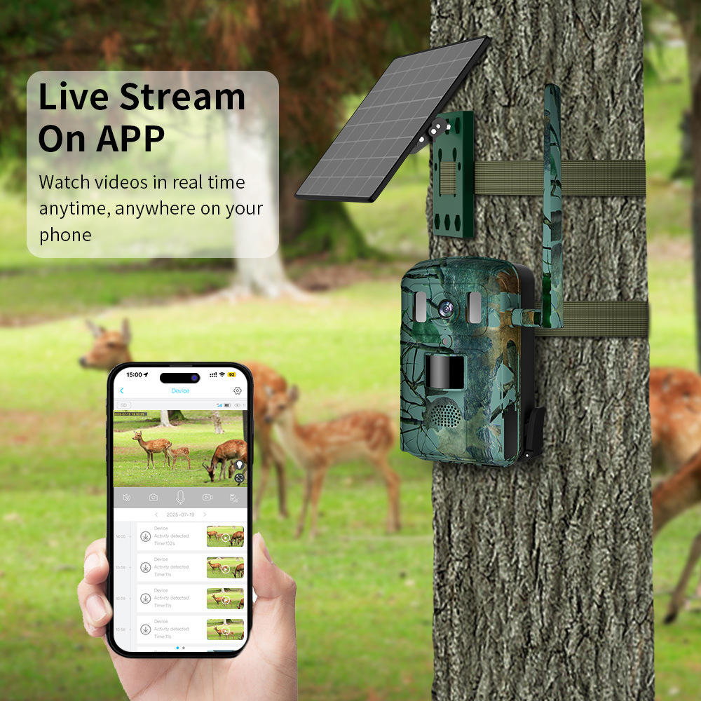Kamera Satwa Liar 4G LTE 2K de - Cellular Trail Camera Live Stream ulasan dan harga