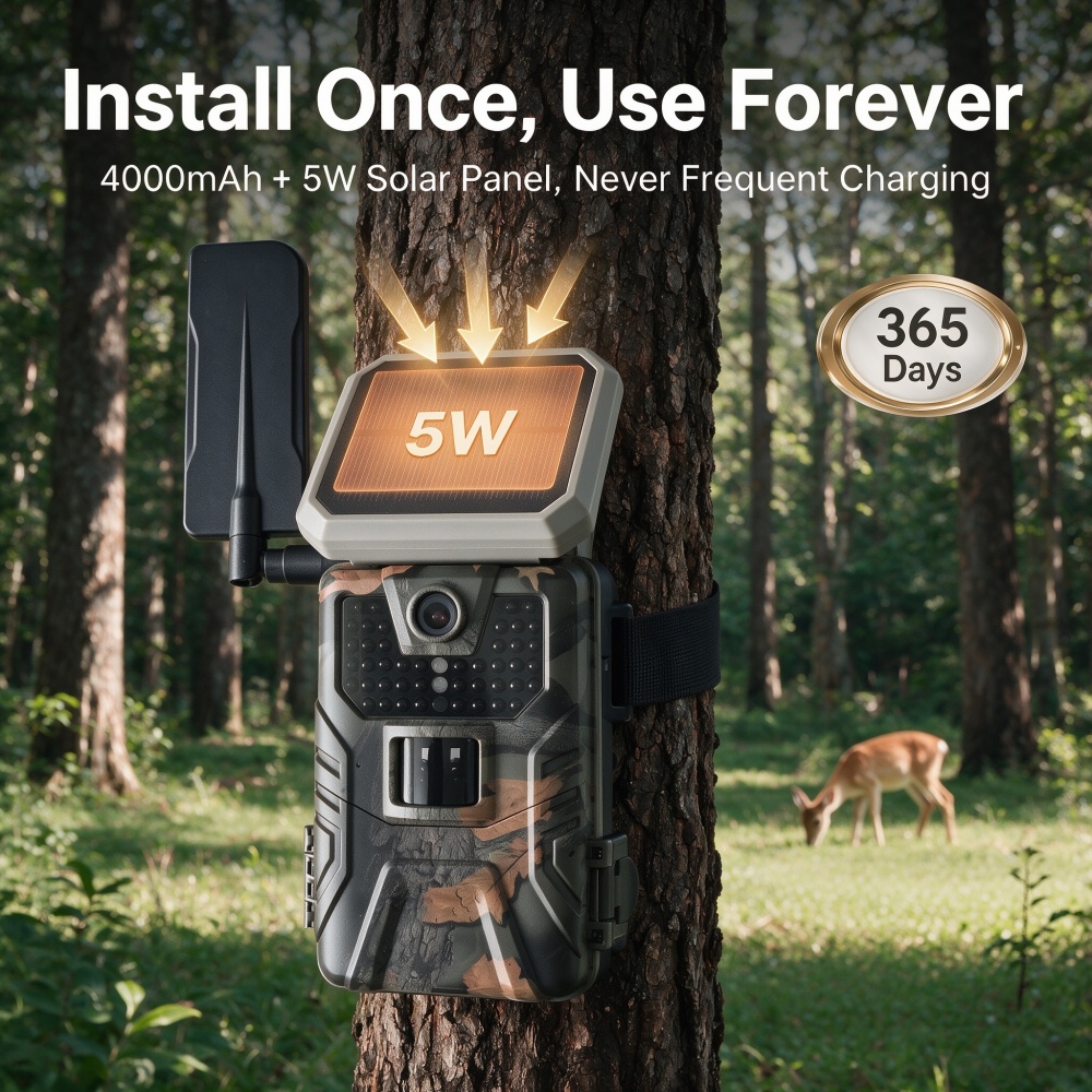 Kamera Pemantau Satwa Liar Sel - Trail Camera 4K 48Mp Cellular 4G ulasan dan harga