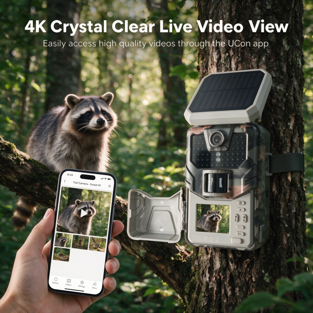 Kamera Pemantau Satwa Liar Sel - Trail Camera 4K 48Mp Cellular 4G ulasan dan harga