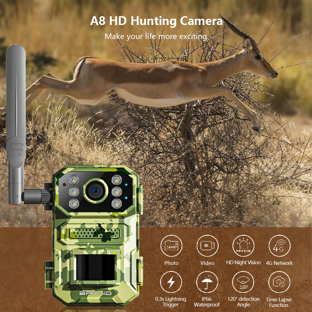 Eropa 4G LTE Seluler Satwa Lia - Cellular Trail Camera Live Stream ulasan dan harga