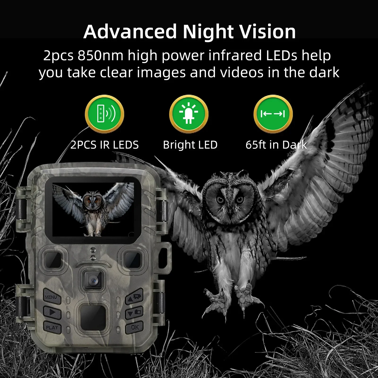 Kamera Pengintai WiFi301, Nirk - Trail Camera Wifi Bluetooth App Control ulasan dan harga