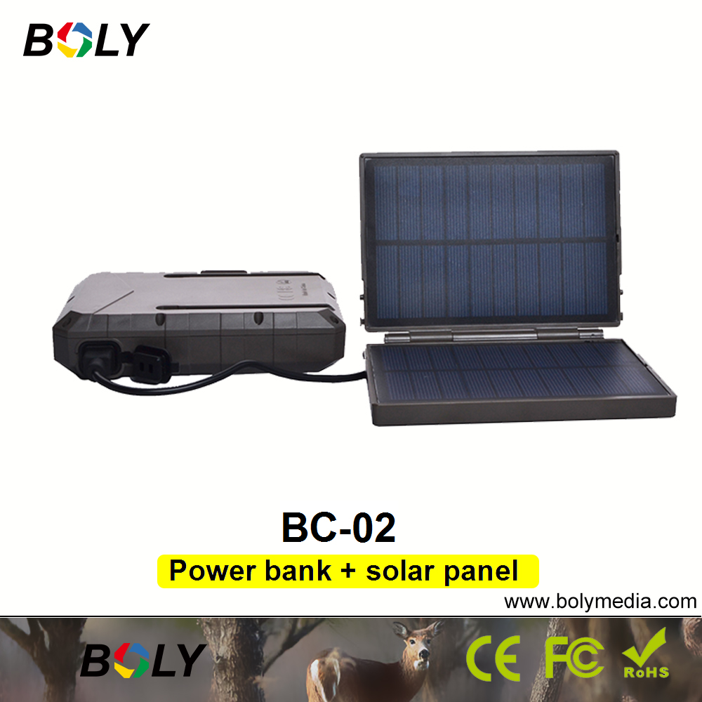 Boly BC-02 Power Bank Ponsel P - Trail Camera Solar Panel Powered ulasan dan harga