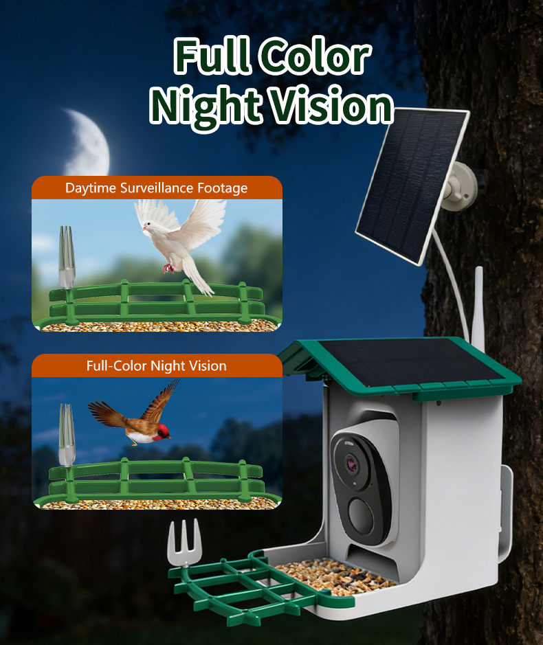 Pengumpan Burung Pintar, Kamer - Bird Feeder Camera Wifi Smart Ai ulasan dan harga